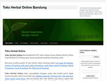 Tablet Screenshot of bandungherbal.net